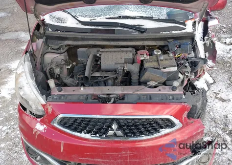 2019 Mitsubishi Mirage Es from USA, damaged, VIN ML32A3HJ8KH005376